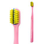 Healthy Smile Ortho Medium Orthodontic Toothbrush, Pink